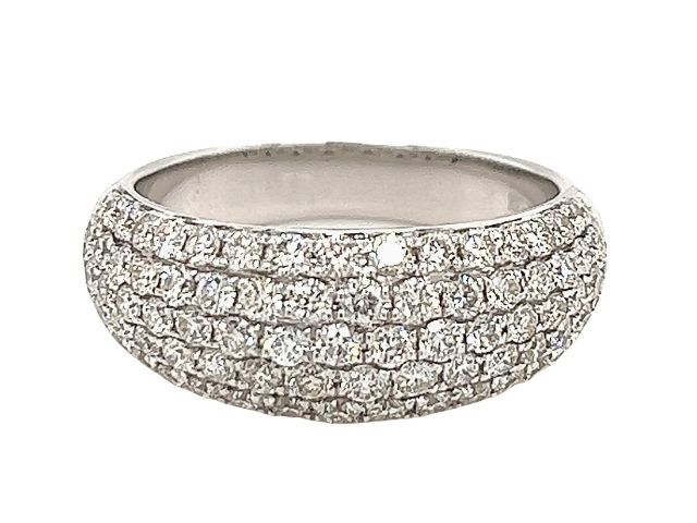14K Pave Diamond Fashion Ring 1