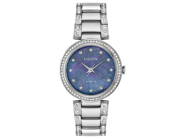 Silhouette Crystal Ladies Eco-Drive Watch 1
