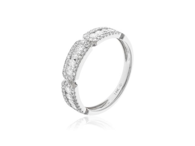 14K Diamond Anniversary Ring 1