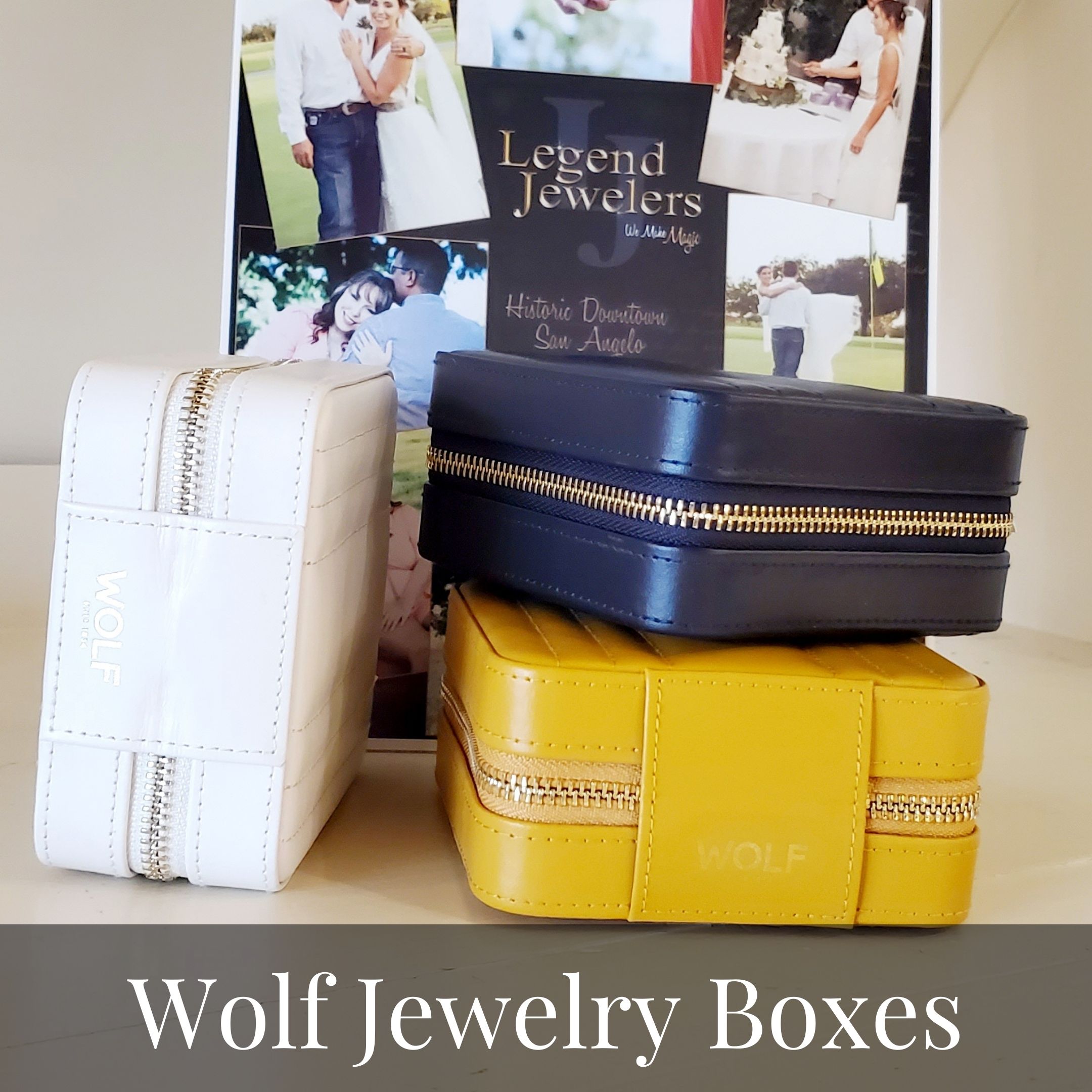 WOLF JEWELRY BOXES