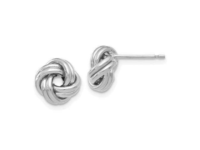 14K Love Knot Stud Earrings