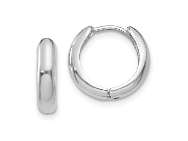 14K Small Hinged Hoop Earrings