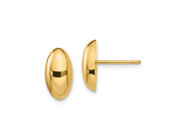 14K Polished Stud Earrings