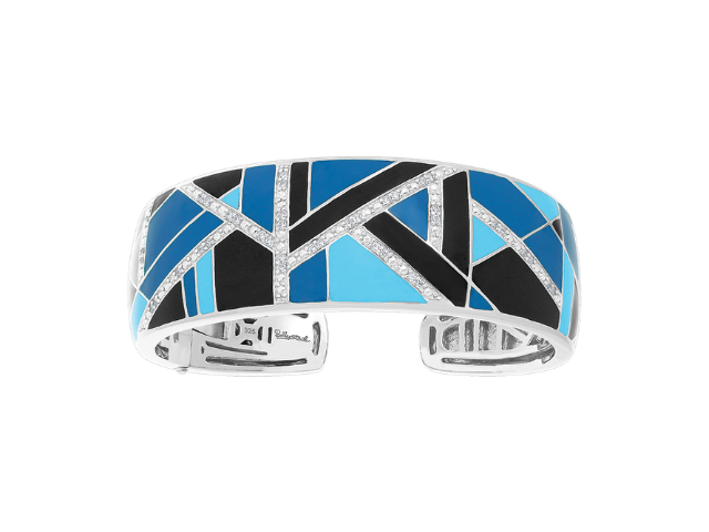 Delano Blue & Black Bangle