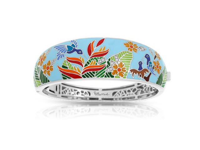 Hummingbird Sky Blue Bangle