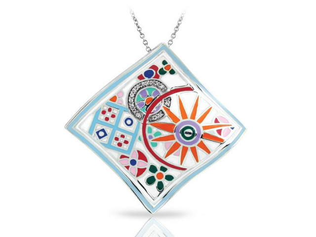 Pashmina White Pendant
