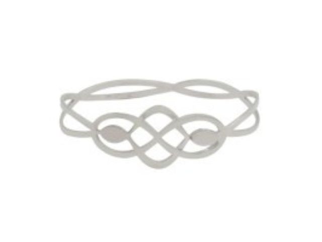 Sterling Silver Celtic Swirl Cuff