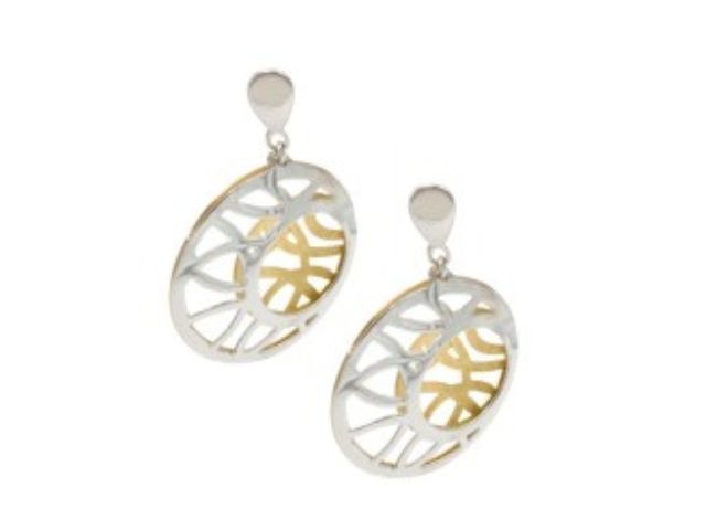 Sterling Silver Yellow Sunshine Earrings