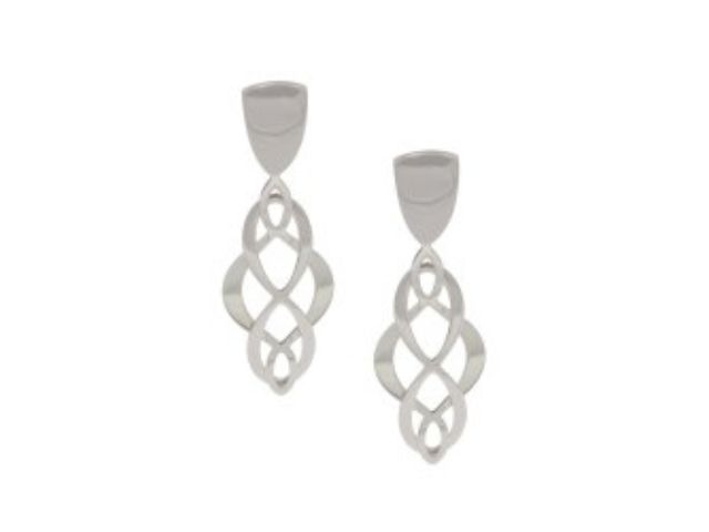 Sterling Silver Celtic Swirl Earrings
