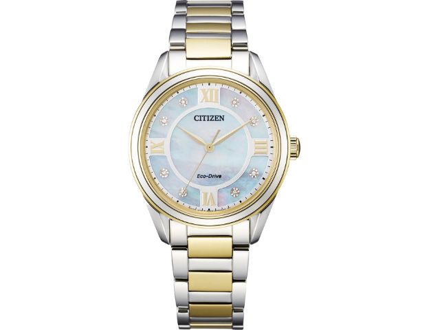 Arezzo White Dial Stainless Steel Bracelet