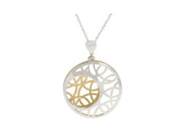 Sterling Silver Yellow Sunshine Necklace