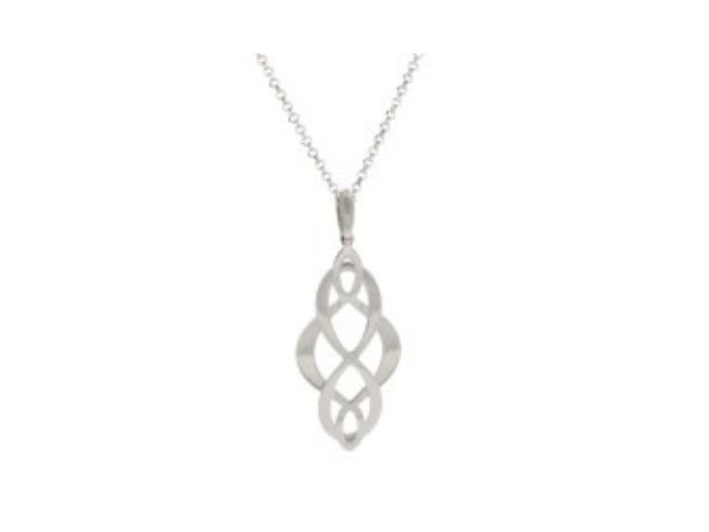 Sterling Silver Celtic Swirl Necklace