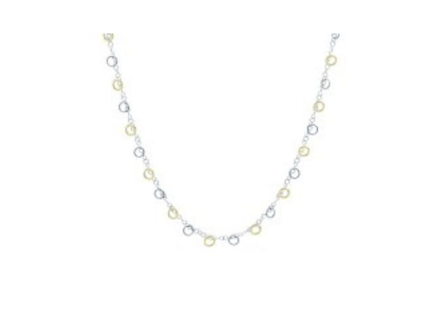 Sterling Silver & Yellow Gold Plated Imagination Necklace