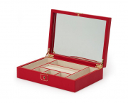 Palermo Medium Jewelry Box - Red 2