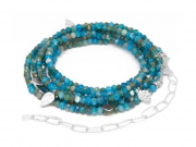 Sterling Silver 33-37" Heritage Apatite Convertible Wrap 2