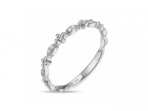 14K Diamond Stackable Ring