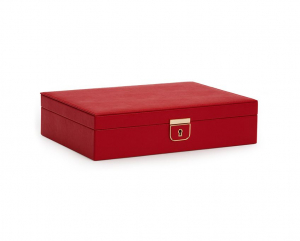 Palermo Medium Jewelry Box - Red