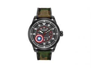 Citizen Marvel Captain America Eco-Drive Black Watch