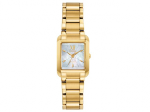 Citizen L Ladies Eco-Drive Gold White Dial Watch