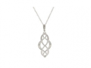 Sterling Silver Celtic Swirl Necklace