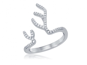 14K "Elsa" Sven's Antlers Fashion Ring