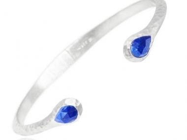 Sterling Silver Lapis Cuff 1