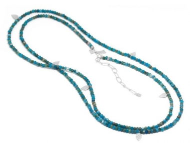 Sterling Silver 33-37" Heritage Apatite Convertible Wrap 1
