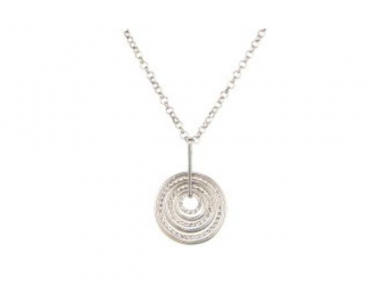 Sterling Silver Smooth Sparkle Necklace 1